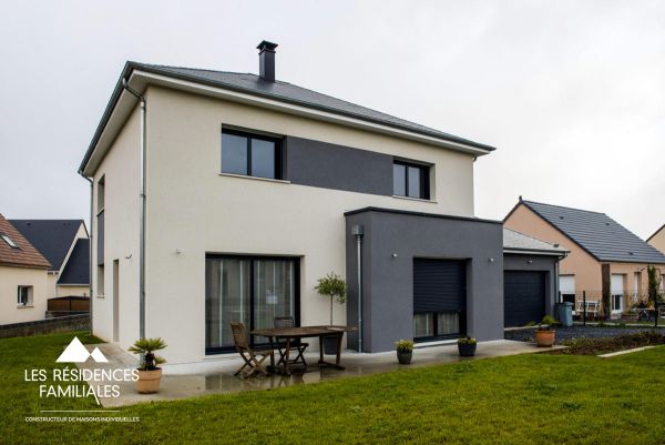 Maison individuelle en bloc béton à Mondeville