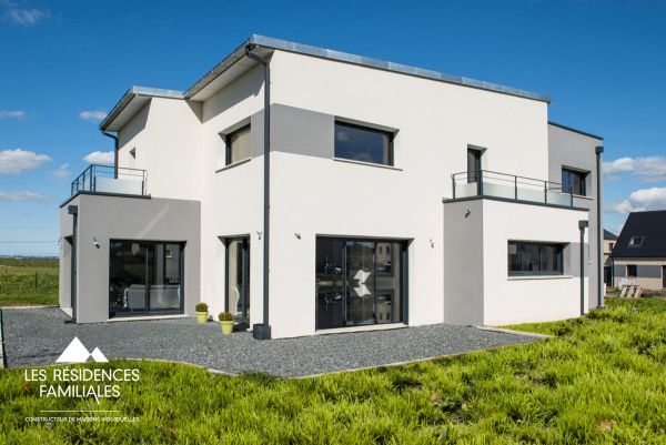 Maison individuelle en bloc béton à Mondeville