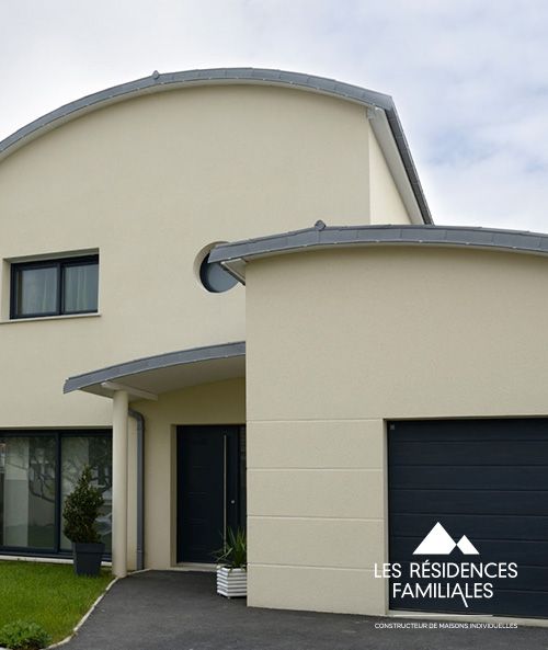 Maison individuelle en bloc béton à Ifs Face Nord